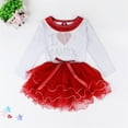 thumbnail image 4 of HIPYLO Christmas Dress Girls Size 6 Baby Girl Christmas 9-12 Months Teacher Dress Clothes for Girls 4-6 Toddler Girl Winter Clothes Happy New Year Baby Outfit Dance Outfits for Toddler Christmas, 4 of 9