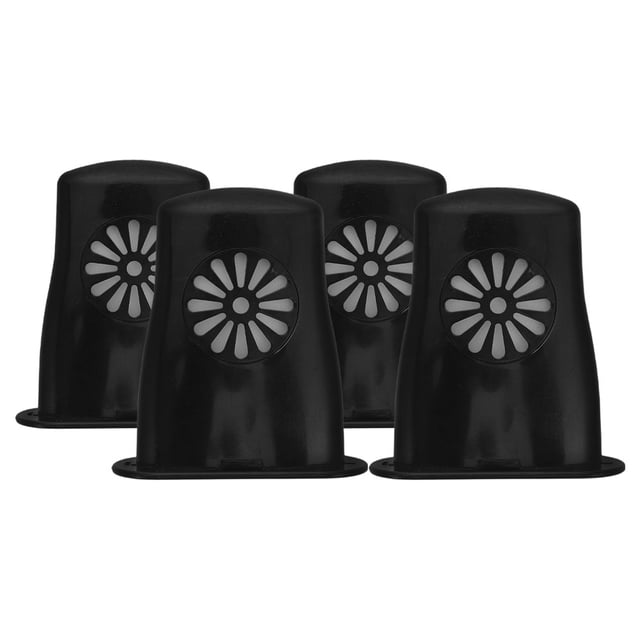 FUTUREORYY 4Pcs Black Guitar Humidifier for Acoustic Instruments Prevent Panel Cracking and Enhance Sound