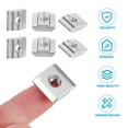thumbnail image 1 of OUNONA 50PCS Locking Nut Sliding Nut Carbon Steel Silver for Aluminum Profile Projects, 1 of 4