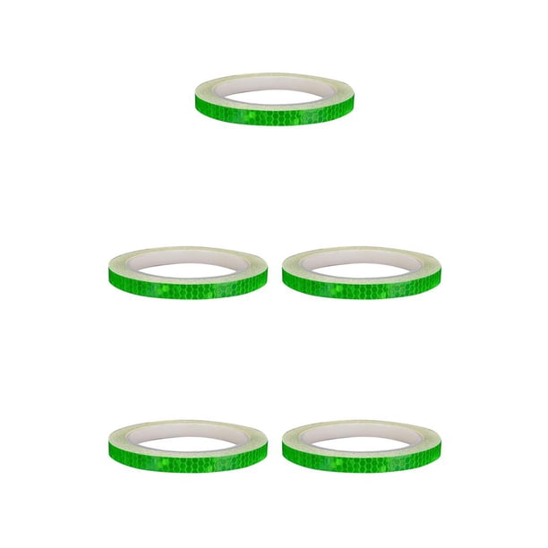 Speravity Pegatina reflectante de 8M, cinta de advertencia luminosa para llanta, tira reflectora adhesiva para rueda de cuadro de bicicleta de motocicleta Type2 NO2 Speravity CBP022167