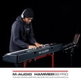 thumbnail image 3 of M-Audio Hammer 88 Pro – Teclado controlador MIDI USB con 88 teclas ponderadas de acción martillo, be, 3 of 15