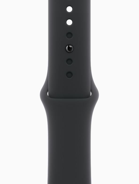 Apple Watch SE 3 - GPS + Cellular - 40MM Starlight Aluminum Case with Black Sport Band - S/M