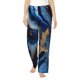 thumbnail image 1 of Fotbe Navy Blue Marble Pantalones de Pijama para Mujer, Pantalones de Dormir, Pantalones Pj con Cordón y Bolsillos-Medium, 1 of 6