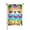 Color 3, variant on Jbralid Welcome Garden Gnome And Cow On Swing With Sunflowers Linen Garden Flag For Spring Summer Home Outdoor Garden Yard Door Decor 12x18 inch