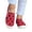 L5-Red, variant on Women's Halloween Slip On Canvas Shoes Pumpkin Ghost Spider Web Print Flat Casual Sneakers Lightweight Breathable Non-Slip Comfortable Walking Flats for Fall Holiday Party Daily Wear,Red 42(US-8.5)