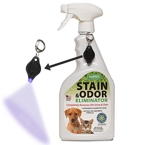 Harris Pet Stain & Odor Remover for Carpet, Enzyme Spray with Free