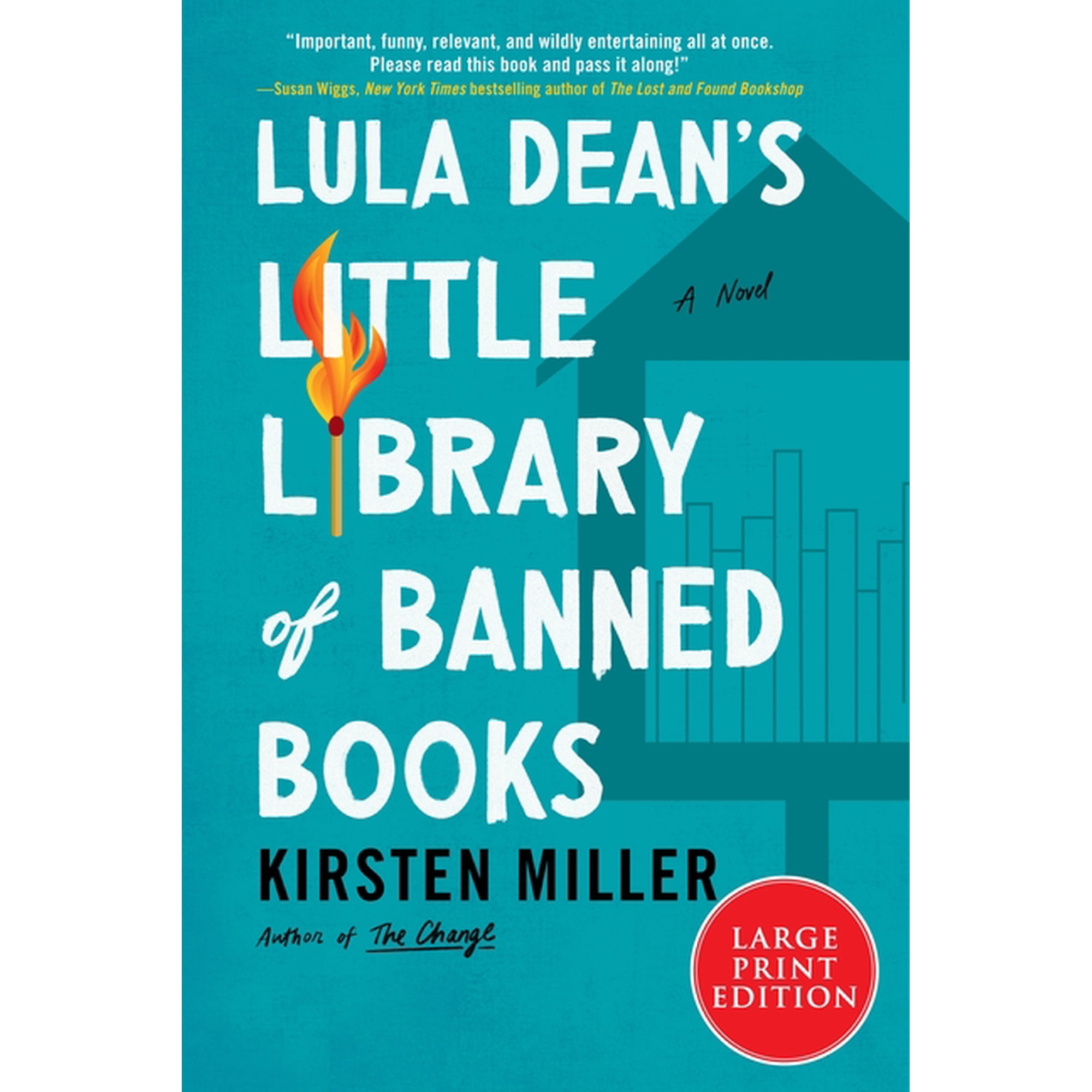 Lula Dean's Little Library of Banned Books: A Novel (Large Print), (Paperback)