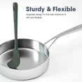 thumbnail image 4 of 5 Pieces Silicone Spatula Set, Food Grade Rubber Spatula, Upgrade Strong Handle with Ergonomic Grip, Heat Resistant Up to 600°F for Nonstick Cookware, Cooking, 4 of 4