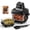 black, variant on AIRMSEN Portable Glass Air Fryer, 4.8QT & 1.3QT Non-Toxic Glass Bowls, Max 450°F, 4 Preset Modes with Adjustable Time & Temp, Dishwasher-Safe, 1500W