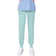 thumbnail image 1 of TIMIFIS Blouse Médicale pour Femmes Couleur Unie Quatre Saisons Pieds Resserrés Pantalon de Travail Infirmière - Printemps/été, 1 of 3