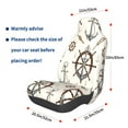 thumbnail image 3 of Balery Anchor with Rope Funda de Asiento para Auto con Diseño - Cubierta Frontal Suave y Transpirable con Protector Antideslizante- 1 Unidad, 3 of 5