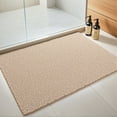 thumbnail image 2 of Alfombras de baño REGALWOVEN, suaves y esponjosas, tapetes antideslizantes de microfibra extra gruesos color caqui 20" x 32", 2 of 6