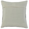 thumbnail image 5 of Ox Bay Marlee Gray/Black Diamond Striped Cotton Blend Adult Decorative Throw Pillow, 5 of 7