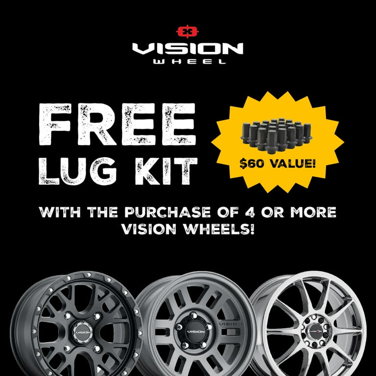 22x12 Vision 363 Razor Gloss Black Milled Spoke W/Red Tint Wheel