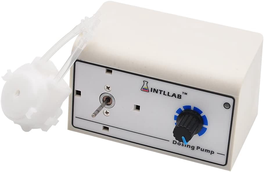 RVKXHD DIY Peristaltic Liquid Pump, 5~100 mL/min, 100-240V, 50HZ/60HZ, Dosing Pump for Aquarium Lab Analytical, Easy Disassembly, Easy To Clean And Maintain, Portable For Wide Use