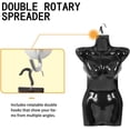 thumbnail image 4 of SSyao 4PCS Female Torso Dress Form Sewing Mannequin Polypropylene (PP) Retail Mannequin Manikin 27 Inch Height Display Dress Clothing Form with Metal Hook,Black, 4 of 7