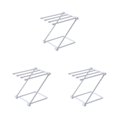 thumbnail image 1 of relayinert Convenient Towel Organizer 45cm Wide Separation Space Waterproof Good Air Circulation 4 Towels Simultaneously Foldable Grey 3Set, 1 of 6