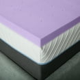 thumbnail image 5 of Crown Comfort 2 Inch Lavender Memory Foam Mattress Topper -  Short Queen, 5 of 5