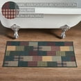 thumbnail image 3 of VHC Brands Bathroom Bath Mat, Polyester Floor Rug for Shower, Digital Print, Tea Cabin Collection, Rectangle 17x36, Muted Chartreuse, 3 of 6