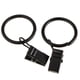 thumbnail image 4 of Paquete de 12 Clips de Anillo con , Anillo Inoxidable Pulido/clips de Suspensión con Ojales para Barra de Negra 32mm BLESIY Gancho de anillo de cortina con clips, 4 of 8