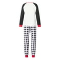 thumbnail image 5 of DuAnyozu Holiday Family Matching Pajamas Christmas Pjs Set Long Sleeve Tops Xmas Pajamas Pant Cute Family Jammies, 5 of 9
