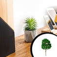thumbnail image 3 of Inteprter 10 piezas modelo árbol tren paisaje hojas verdes calle diseño carril paisaje habitación calcomanía niños juguete Artificial Decoración del hogar 4.5 cm, 3 of 6