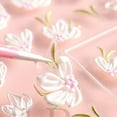 thumbnail image 2 of Calcomanías adhesivas para decoración de uñas 5D, suministros autoadhesivos para decoración de uñas, calcomanías para uñas DIY, decoraciones para uñas para mujeres y niñas, 2 of 6