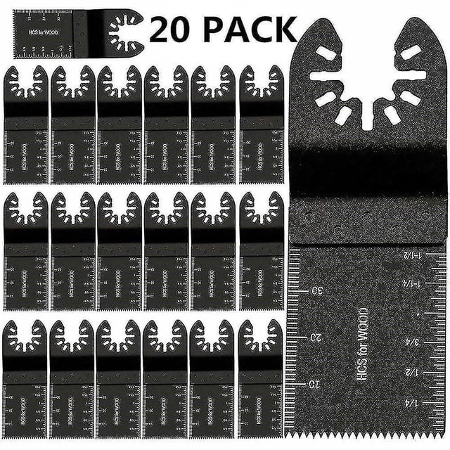 20 hoja de sierra oscilante multiherramienta para Dewalt Fein Bosch Milwaukee Porter Cable,11 kaili Sencillez