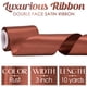 thumbnail image 2 of Cinta MEEDEE Rust Satin Lux de doble cara, 7,5 cm de ancho, 10 m, 2 of 9