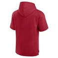 thumbnail image 3 of Men's Fanatics Cardinal USC Trojans Ready Short Sleeve Pullover Hoodie, 3 of 3