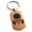 Rose, variant on Stainless Steel Biohazard Skull Gas Mask Engraved Dog Tag Keychain Keyring