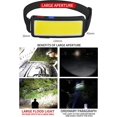 thumbnail image 3 of LED Headlight Torch USB Rechargeable COB Waterproof Light - Auto Repair & Construction - 2 Pack, 3 of 3