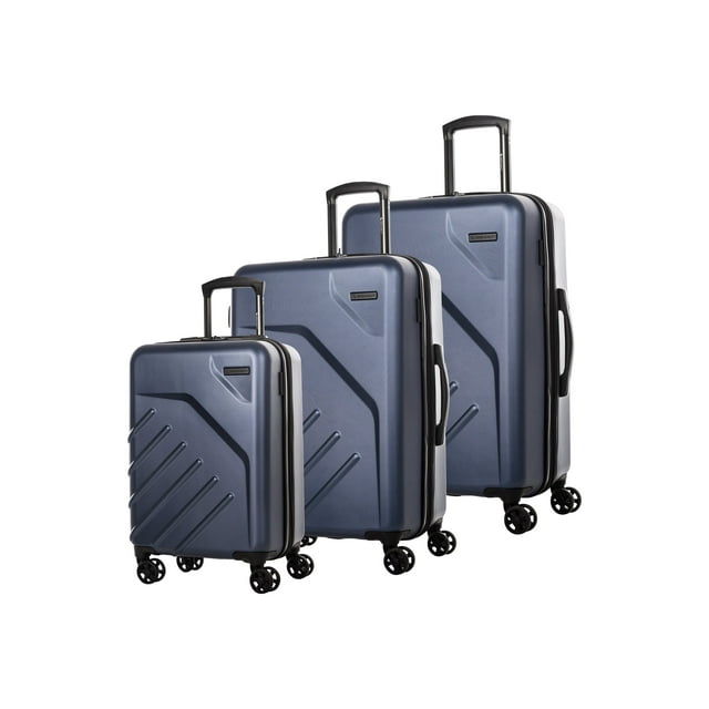 Swiss Mobility LGA - Ensemble de Bagages - Coque Rigide - ABS polycarbonate - Bleu Marine