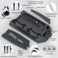 thumbnail image 6 of PS5 / PS5 Slim Stand and Cooling Station with Dual Controller Charging Station for PlayStation 5 Console, PS 5 Accessories Incl. Controller Charger, Cooling Fan, Headset Holder, 3 USB Hub, Screw, 6 of 13