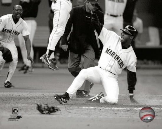 black and white ken griffey