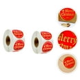 thumbnail image 4 of 2 rollos de pegatinas autoadhesivas pegatinas navideñas etiquetas etiqueta de regalo de decoración, 4 of 5