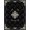 Black Gray, Pattern 18, variant on ODIKA 8'x10' Washable Area Rug Goth Moth Gothic Vintage Academia Border Traction Synthetic Boho Flowing Dynamic for Dining Room, Large Office, Lounge, Non-Slip Chair-Friendly Mat