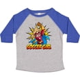 thumbnail image 3 of Inktastic Soccer Girl Superhero Girls Toddler T-Shirt, 3 of 5