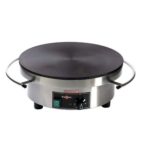 Eurodib 220V Electric Cast Iron Crepe Griddle