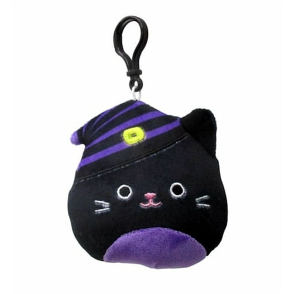 Squishmallow Official Kellytoy Halloween Plush Autumn Cat Witch (3.5 Inch Clip)