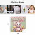 thumbnail image 5 of Sage Green Easter Bunny Cloth Napkins, Spring Easter Eggs Chicken Dots Washable and Reusable Dinner Napkins Set of 8, Table Napkin for Kitchen Party Birthday Wedding Hotel Housewarming 20"x20", 5 of 9