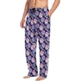 thumbnail image 5 of Sugar Skulls Pajama Pants, Mens Lounge Pants Super Soft Men Pajama Bottoms, Christmas New Year Birthday Father's Day Gifts, X-Large, 5 of 7