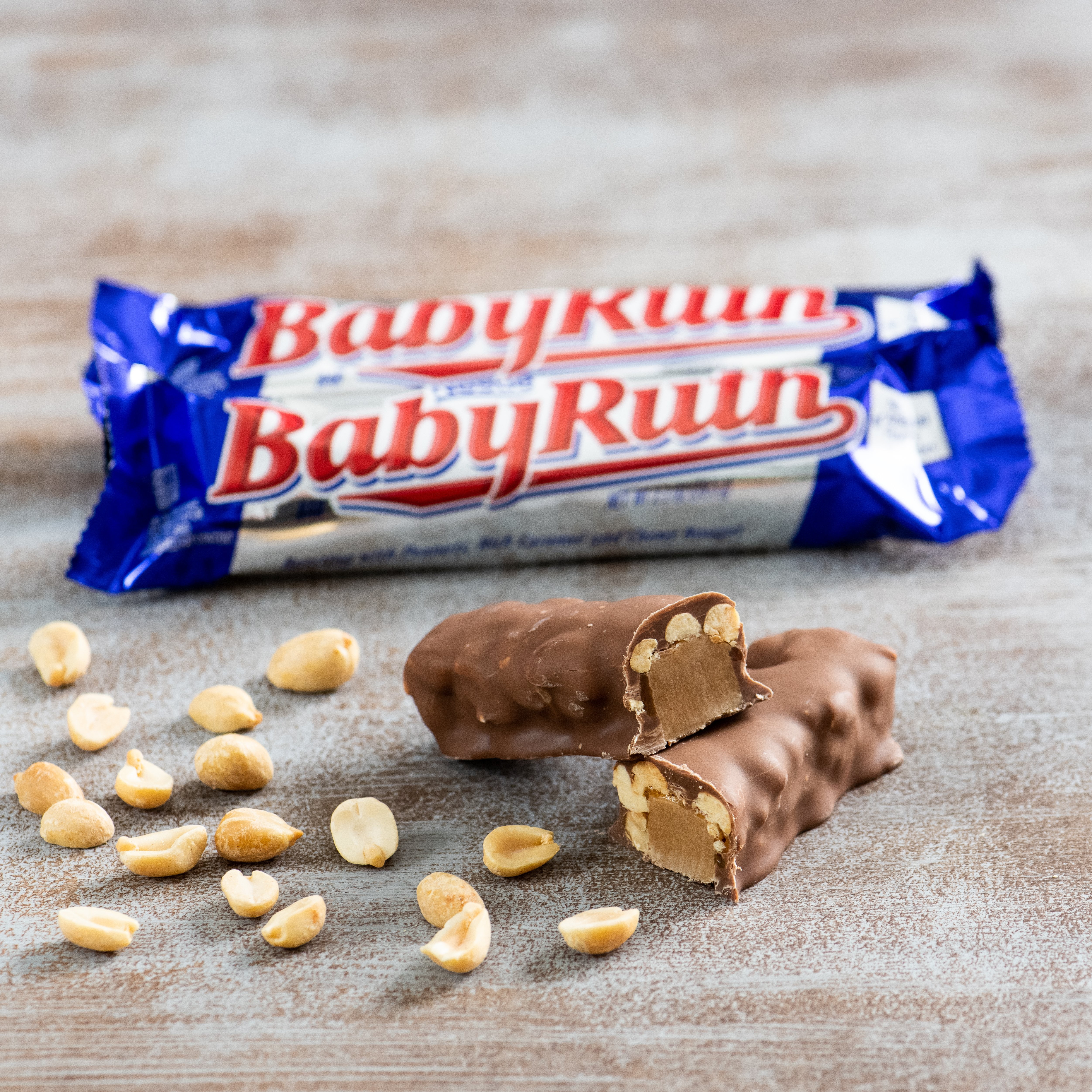 Baby Ruth Chocolate Candy Bar 2.1oz (Box of 24)