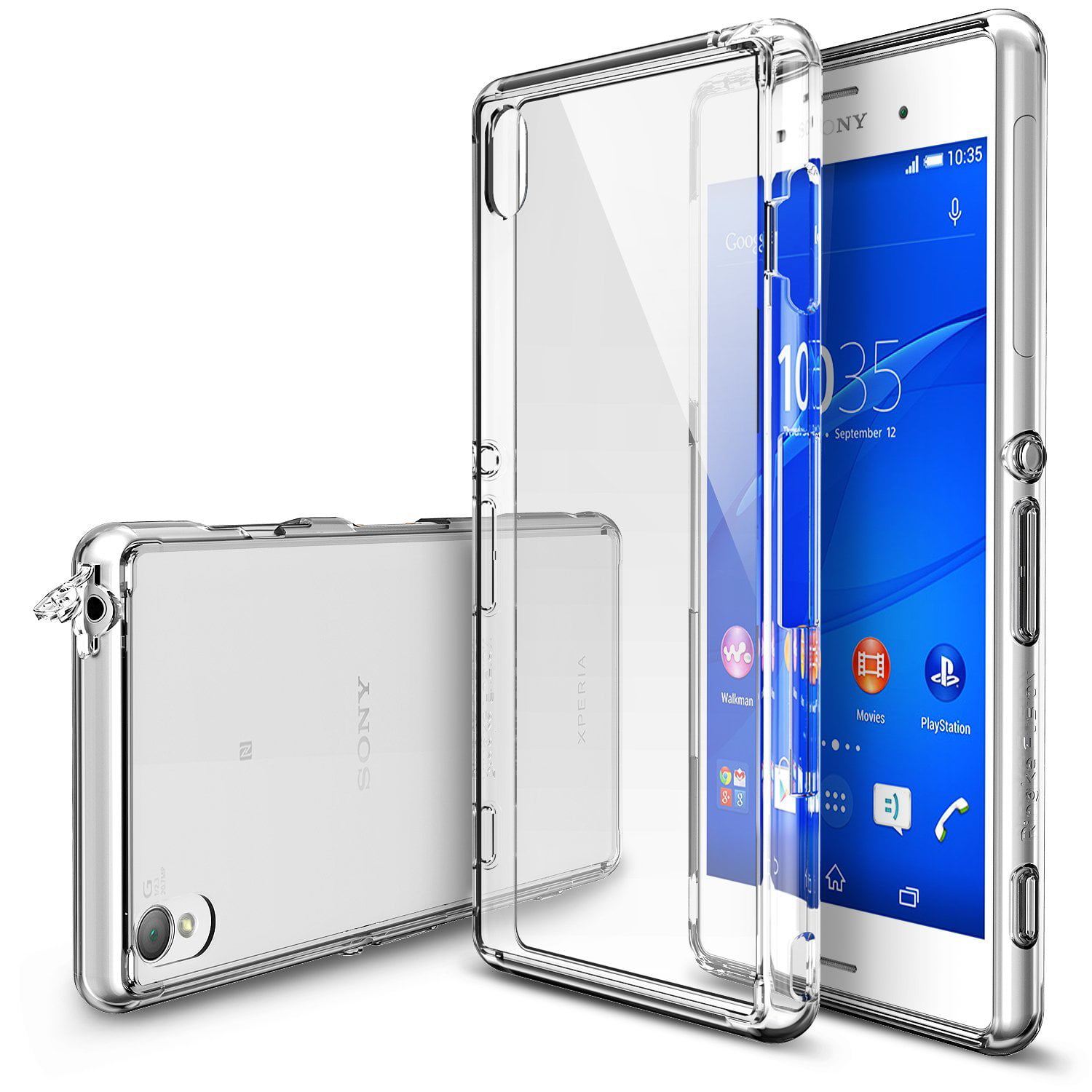 Retoucheren Buitenlander Hedendaags Ringke Fusion Case Compatible with Sony Xperia Z3, Transparent PC Back TPU  Bumper Drop Protection Phone Cover - Clear - Walmart.com