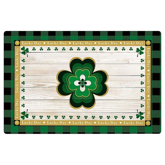 Cheapark Tapis de Salle de Bain et de Cuisine pour la Saint-Patrick Intérieur Extérieur, 16x24 Pouces