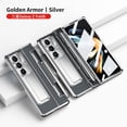 thumbnail image 1 of Phone Case For Samsung Zfol5 Phone Case Fol3 Flat Hinge Folding Protective Case With Pen Slot W23 Electroplating Lens Protector Applicable, 1 of 6