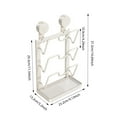 thumbnail image 3 of zhangmingg Kitchen Lid Organizer Rack Efficient Countertop Storage Solution with Removable Tray for Pot Lids and Utensils, 3 of 5