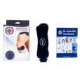 thumbnail image 3 of Doctor Developed Patella Tendon Strap / Knee Strap / Brace AND HANDBOOK ? for Patellar Tendonitis (Jumper?s Knee), PFPS (Runner?s Knee), ITBS, Chondromalacia, Patellar Trackin (Black), 3 of 8