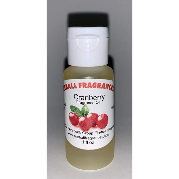 Cranberry Scented Oil~Smells Like Cranberry Relish & Orange zests with hints of Nutmeg & Cinnamon~ by Fireball Fragrances -1 oz Bottle