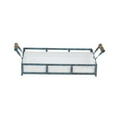 thumbnail image 6 of DecMode 22", 19"W Metal Farmhouse Tray, Blue, 2 - Pieces, 6 of 8